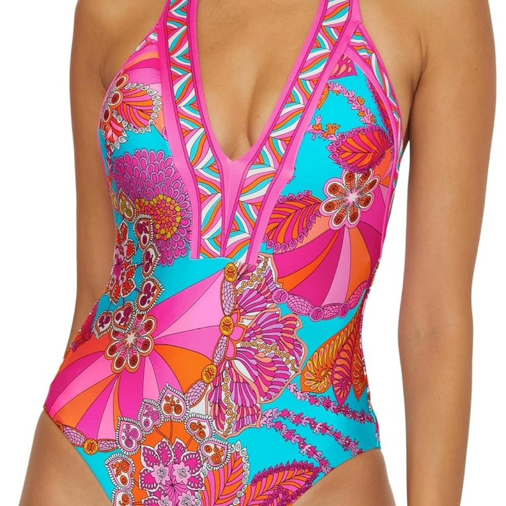 Trina Turk Women's Meilani One Piece Swimsuit